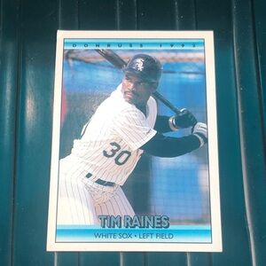 Russ 1992 Tim Raines Trading Card - White